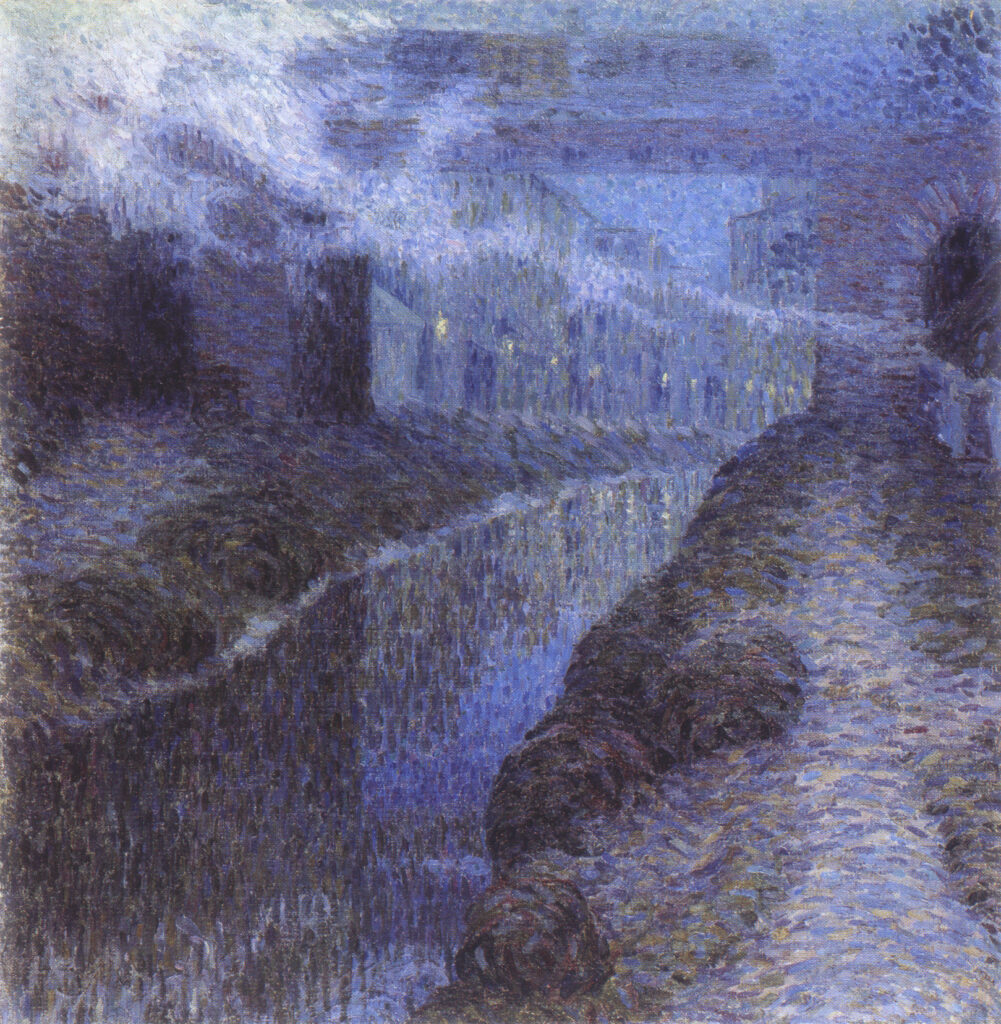 A bridge (1908) - Oleksandr Bogomazov Tablo