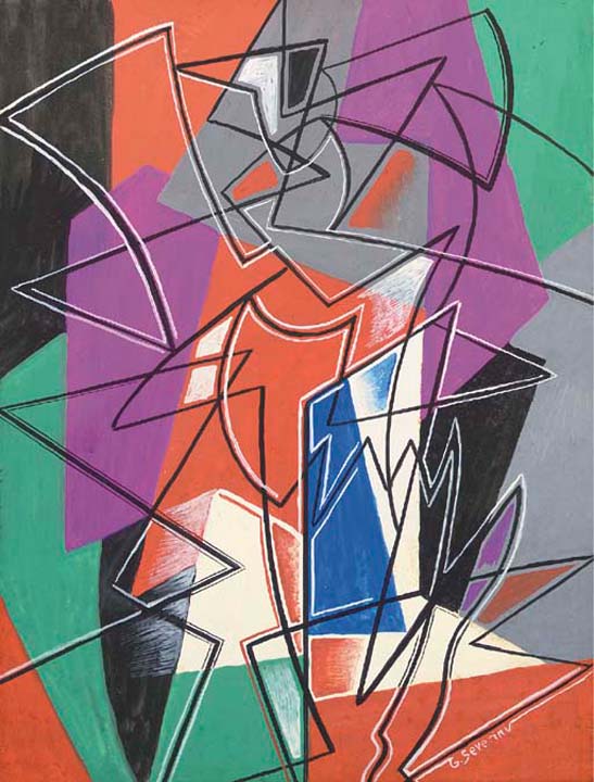 A dancer (1950) - Gino Severini Tablo