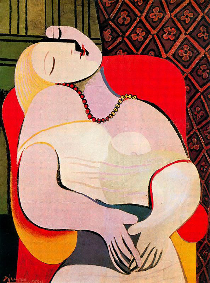 A dream (1932) - Pablo Picasso Tablo