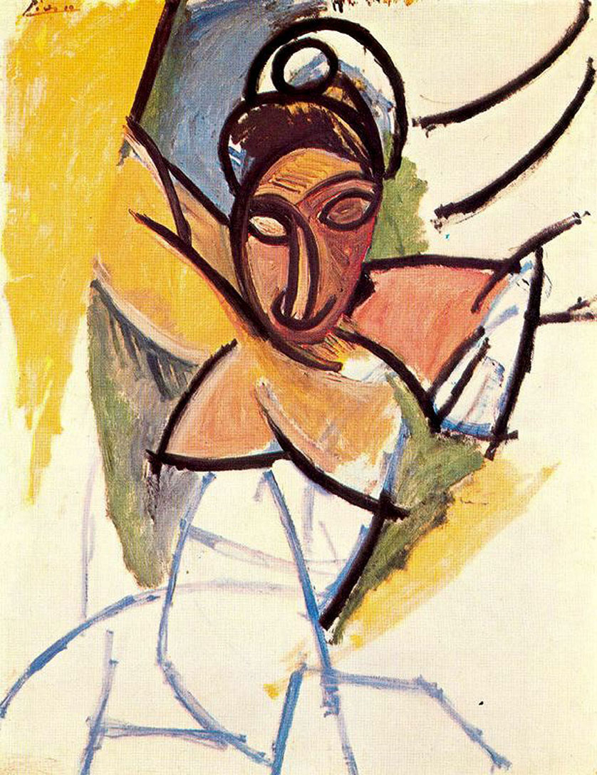 A girl from Avignon (1907) - Pablo Picasso Tablo