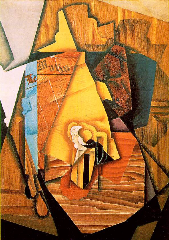 A man in a cafe (1914) - Juan Gris Tablo