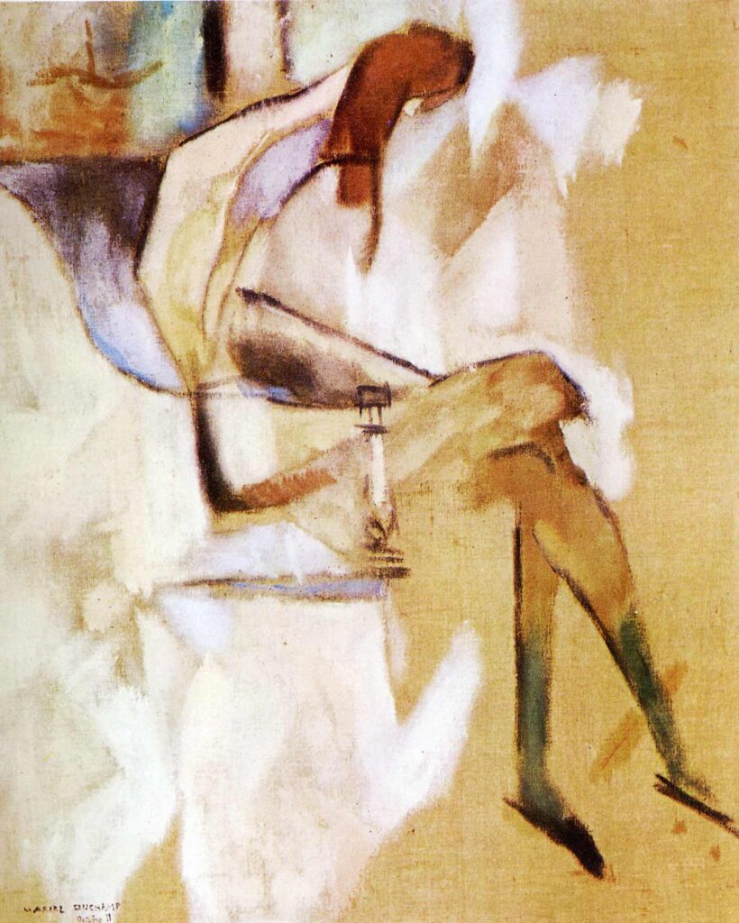 About Young Sister (1911) – Marcel Duchamp Tablo