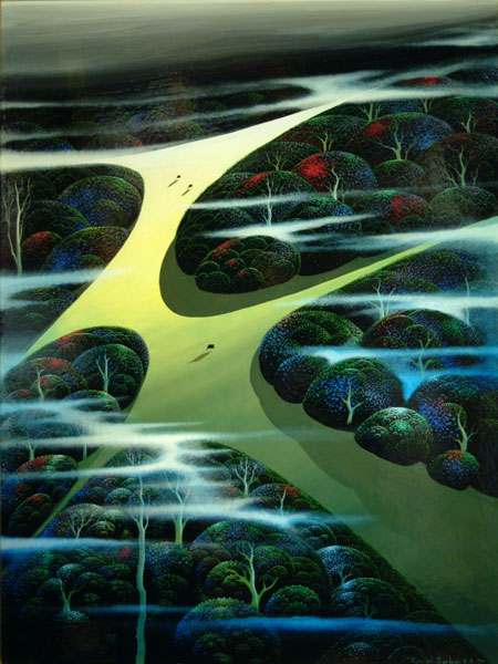 Above the Fogl – Eyvind Earle Tablo