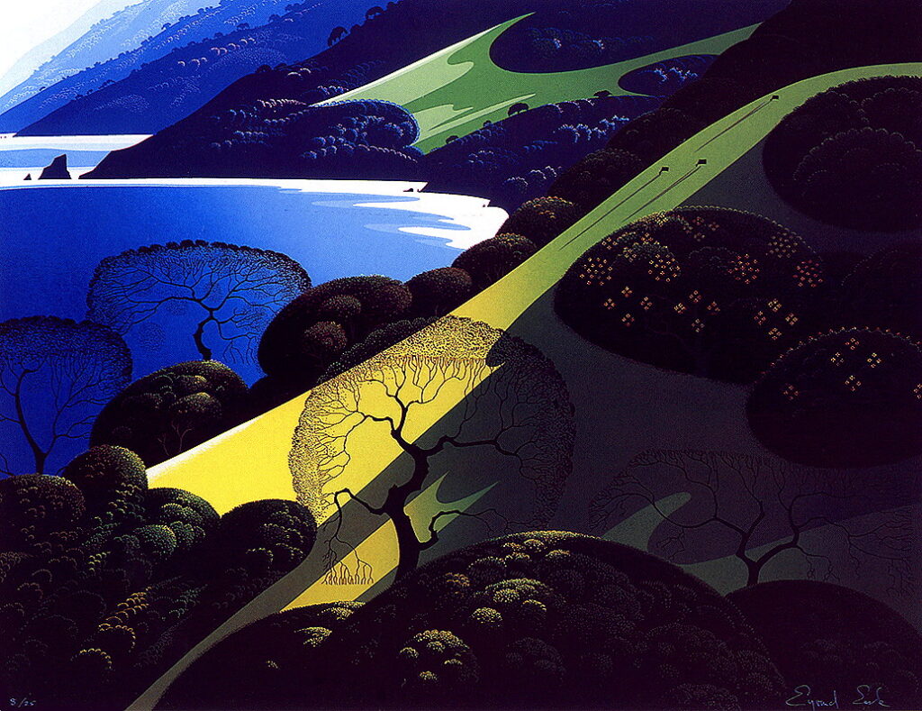 Above the Sea – Eyvind Earle Tablo
