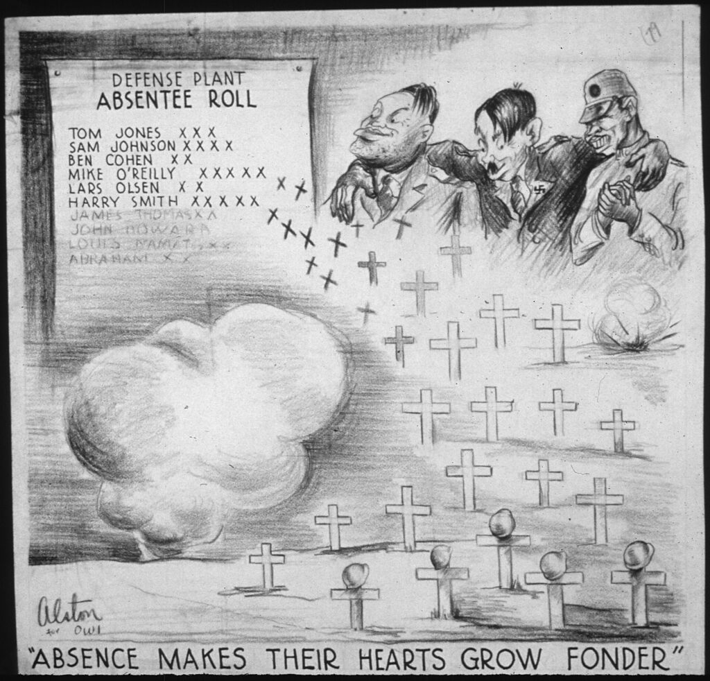 Absence Makes Their Hearts Grow Fonder (1943) - Charles Alston Tablo