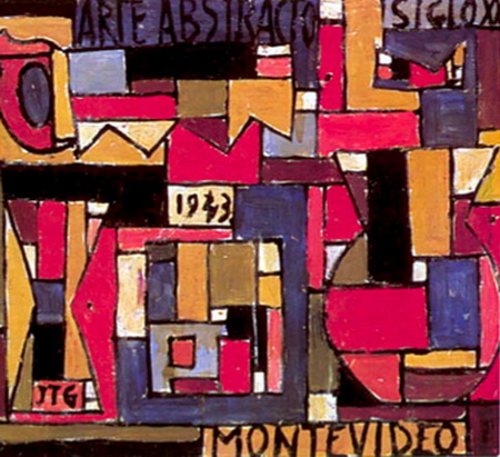 Abstract Art in Five Tones and Complementaries (1943) – Joaquín Torres-García Tablo