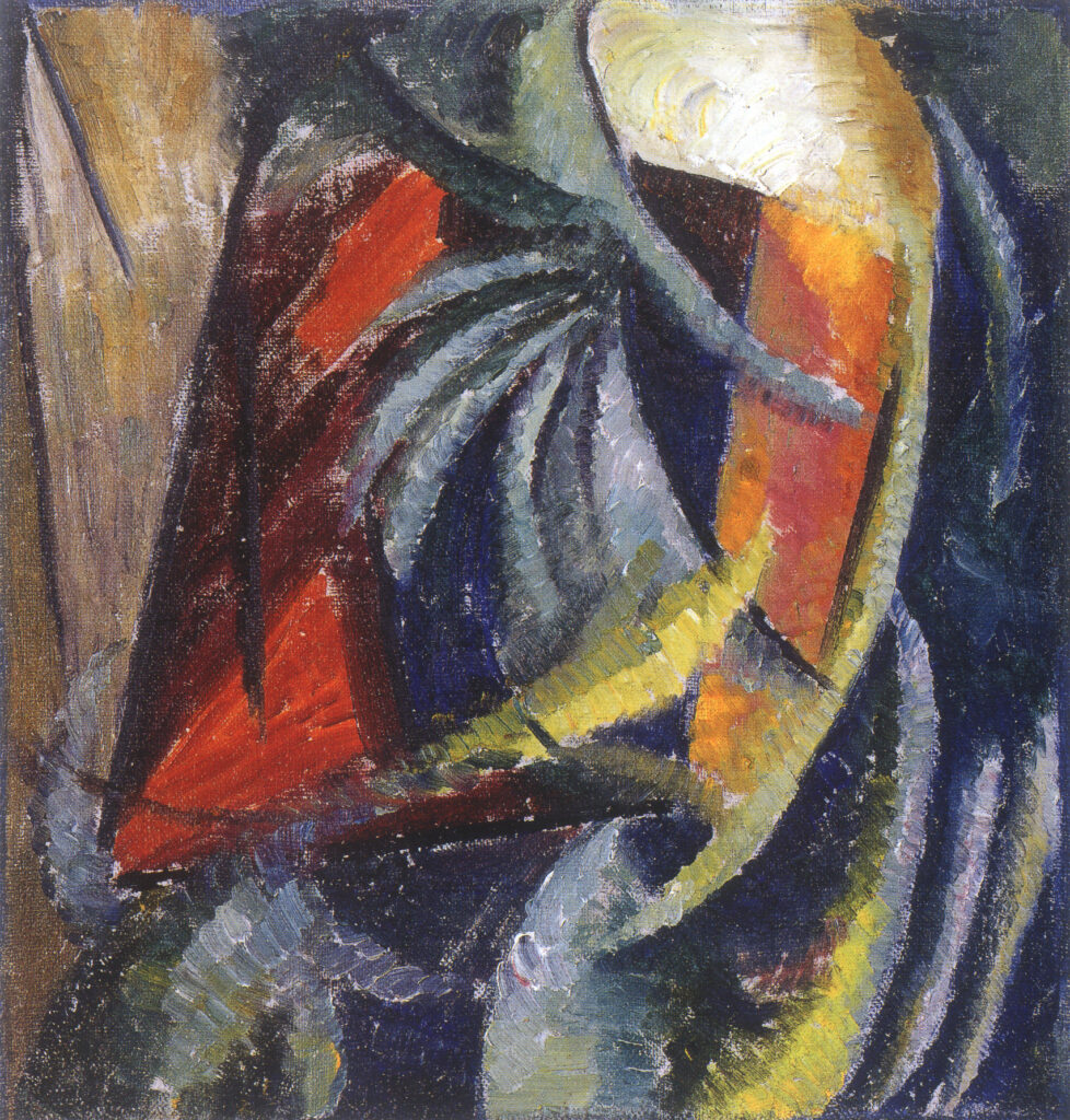 Abstract Composition (1913) - Oleksandr Bogomazov Tablo