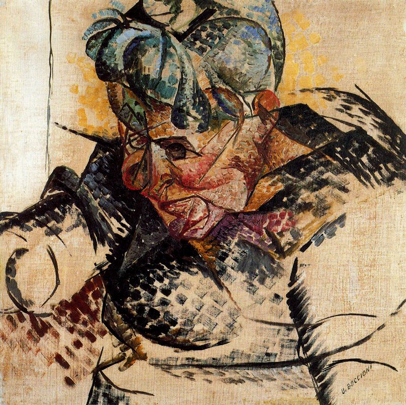Abstract Dimensions (1912) – Umberto Boccioni Tablo