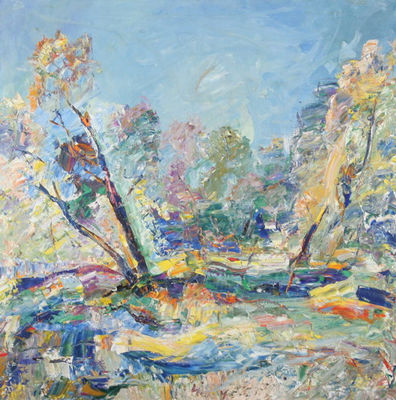Abstract Forest Scene – Pietro Lazzari Tablo