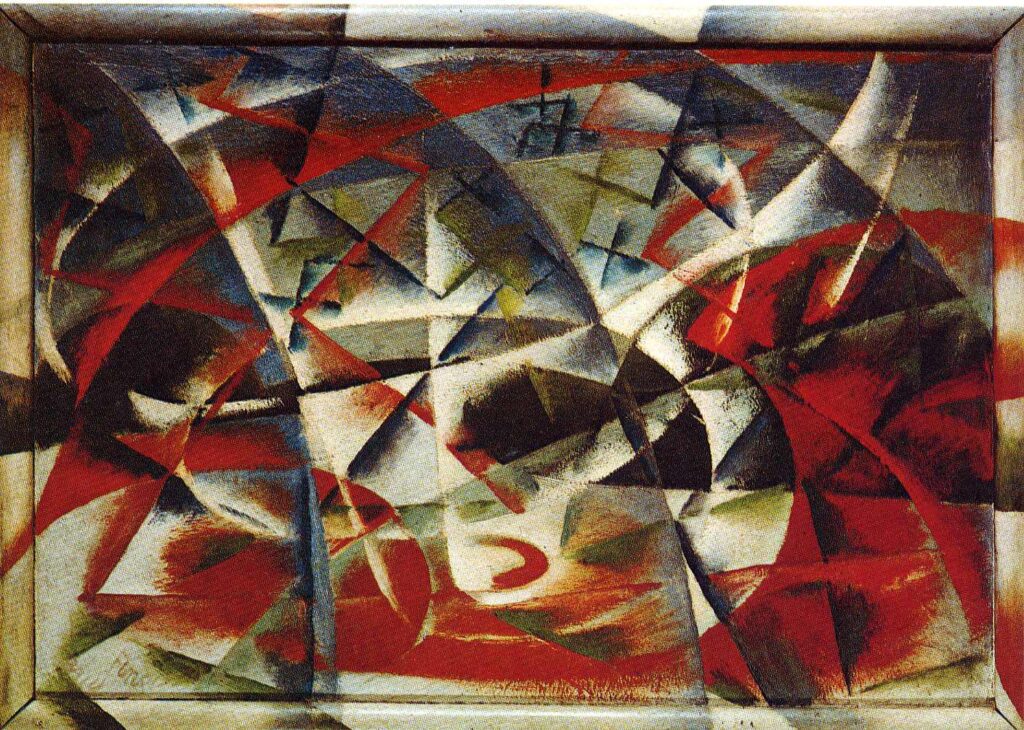Abstract Speed + Sound (1914) - Giacomo Balla Tablo