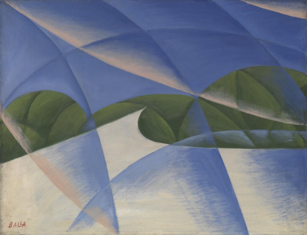 Abstract Speed The Car has Passed (1913) – Giacomo Balla Tablo