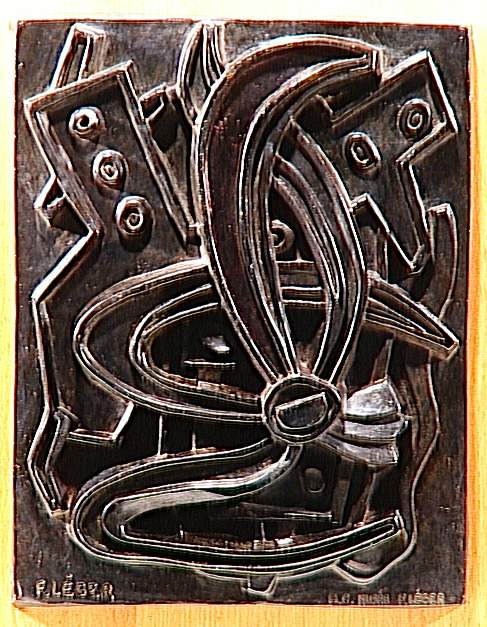 Abstract composition (sheets) - Fernand Léger Tablo