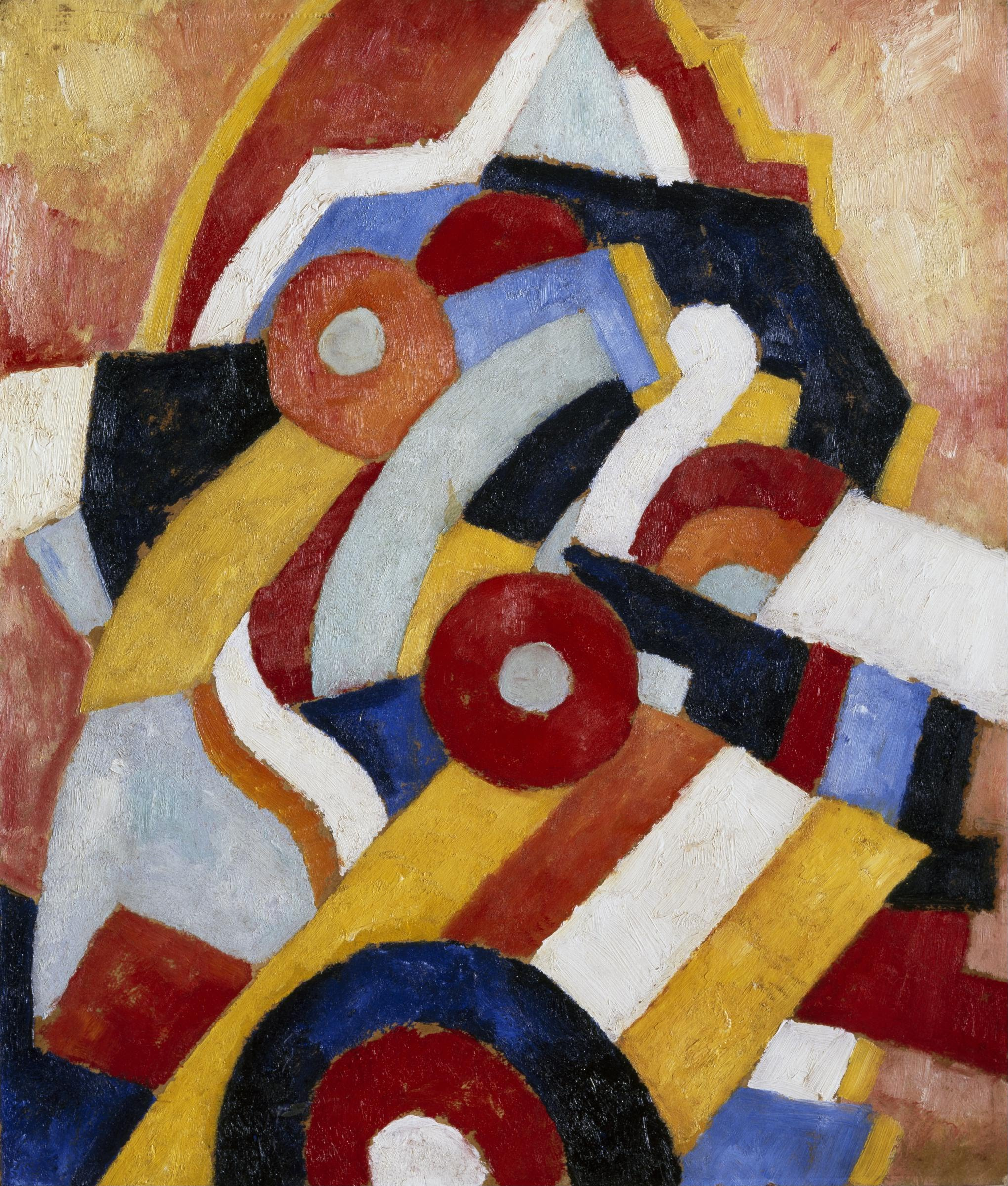 Abstraction (1914) - Marsden Hartley Tablo