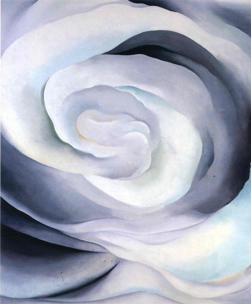 Abstraction White Rose (1927) - Georgia O'Keeffe Tablo