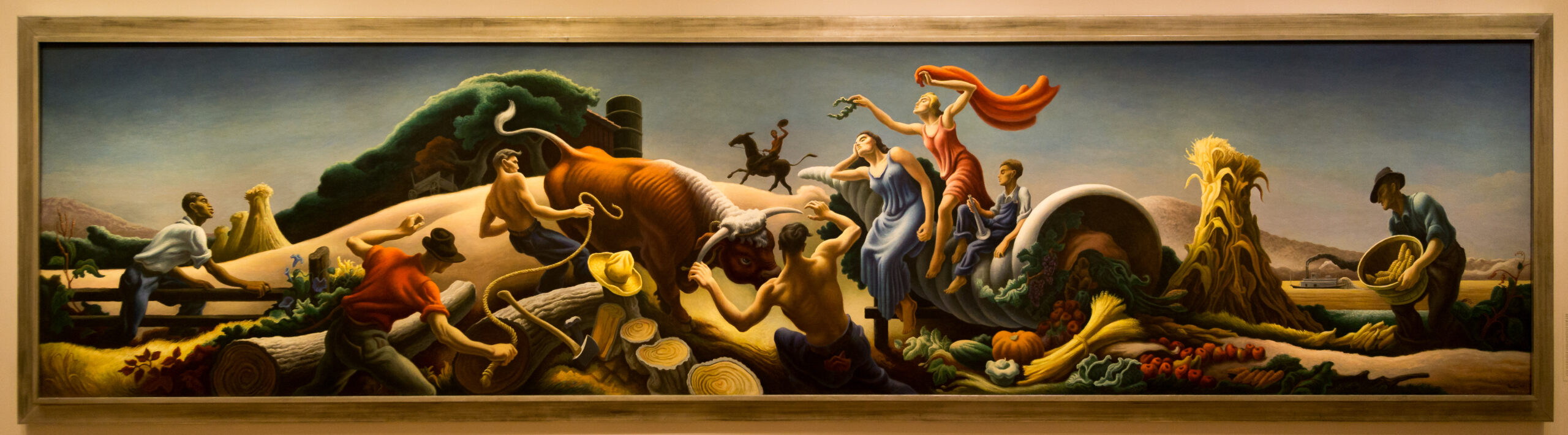 Achelous and Hercules (1947) - Thomas Hart Benton Tablo