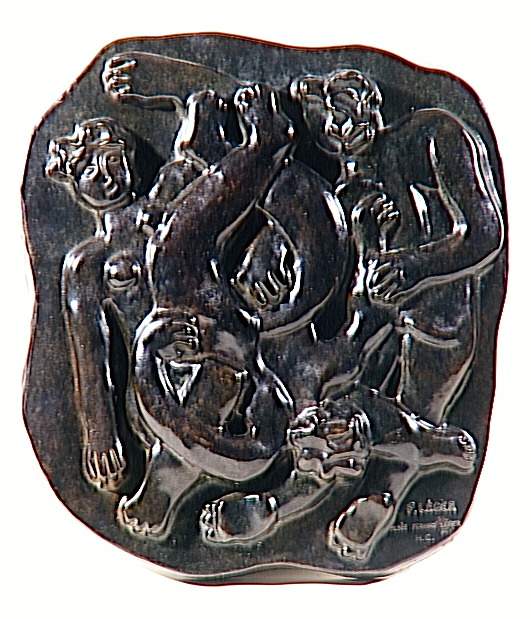 Acrobats - Fernand Léger Tablo