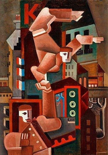 Acrobats in Paris (1924) - Gösta Adrian-Nilsson Tablo