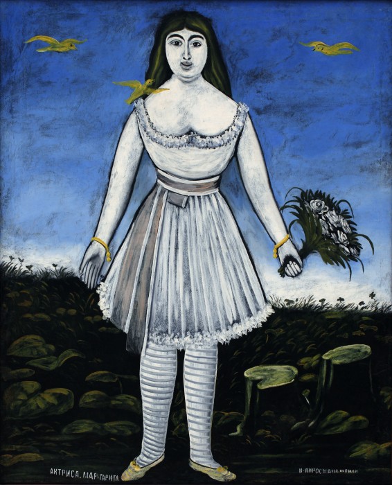 Actress Margaret (1909) – Niko Pirosmani Tablo