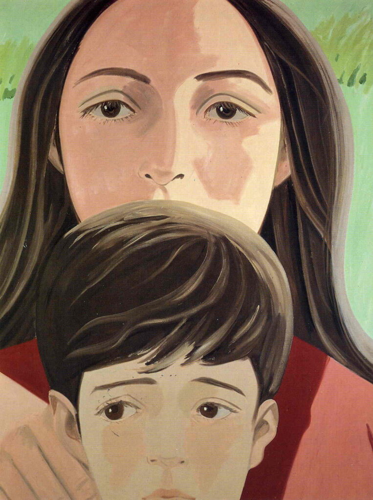Ada And Vincent - Alex Katz Tablo