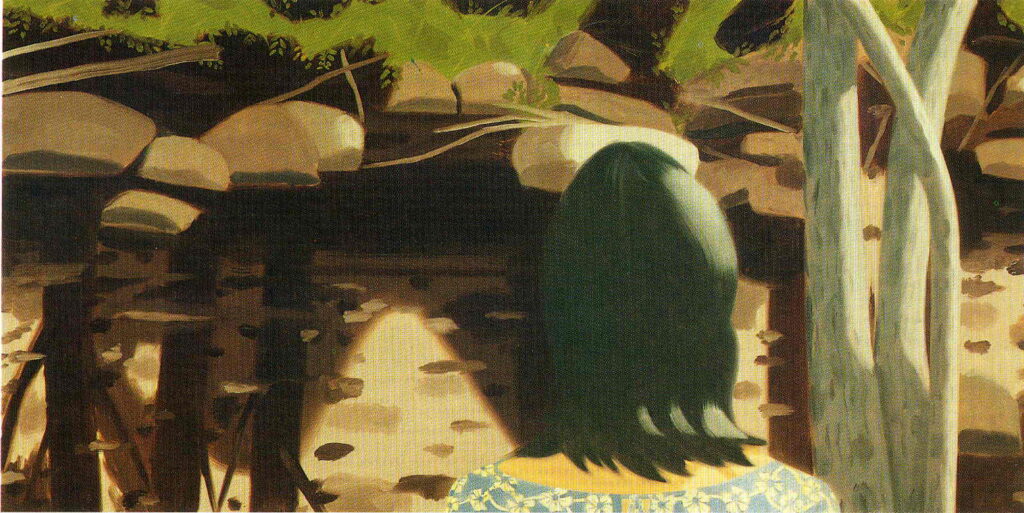 Ada In Front Of Black Brook - Alex Katz Tablo