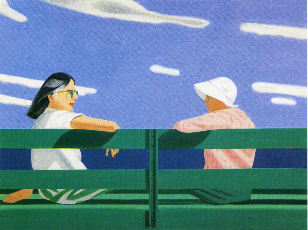 Ada and Luisa - Alex Katz Tablo