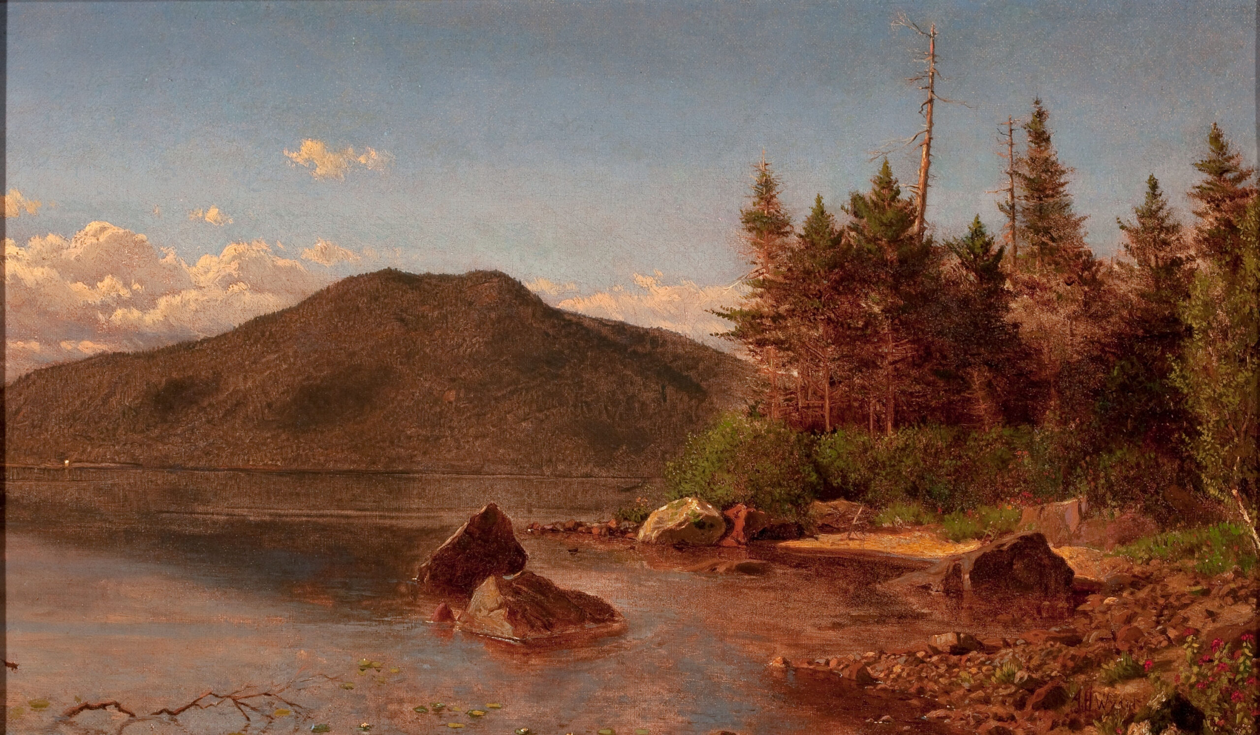 Adirondack Lake (1870) - Alexander Helwig Wyant Tablo
