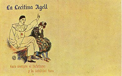 Advertisement for 'Lecitina Agell' (1902) - Pablo Picasso Tablo