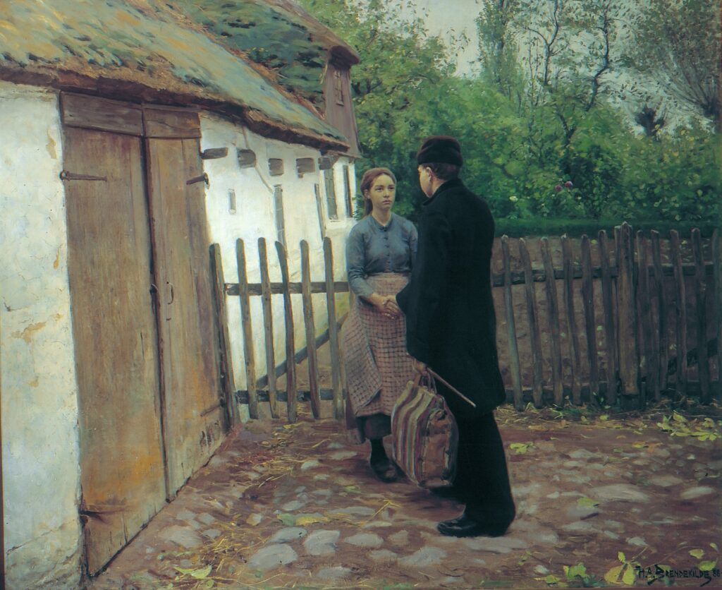 Afskeden (1890) - Hans Andersen Brendekilde Tablo