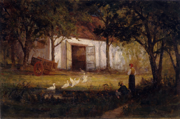 After the Bath (1891) - Edward Mitchell Bannister Tablo