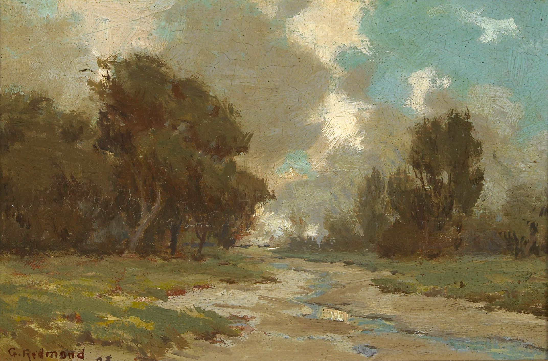 After the Rain - Granville Redmond Tablo