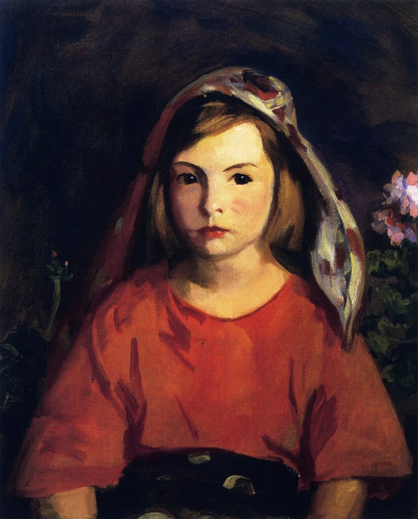 Agnes (1921) - Robert Henri Tablo
