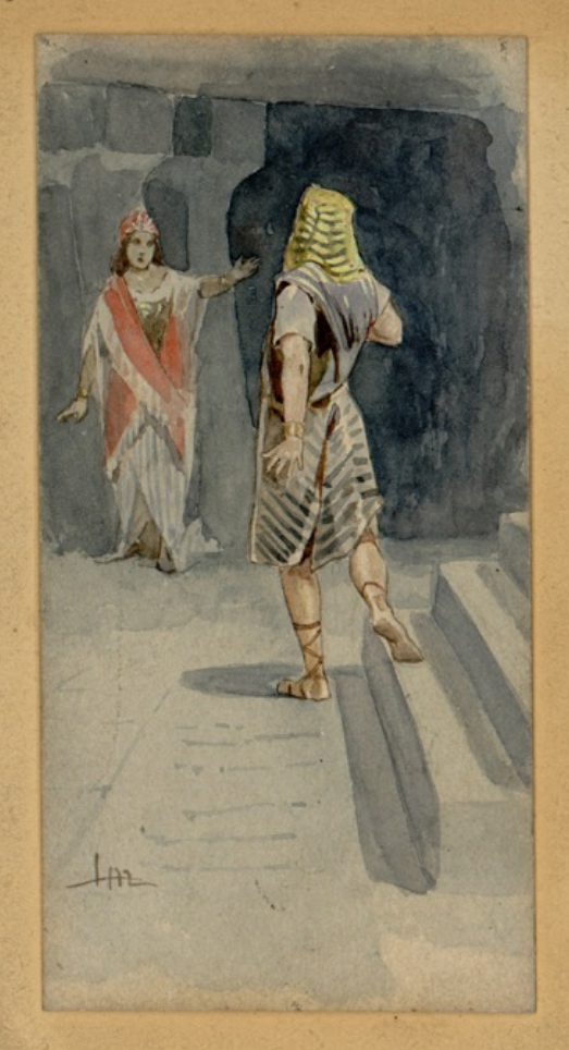 Aida, Act IV Scene 2 (1902) – Leopoldo Metlicovitz Tablo