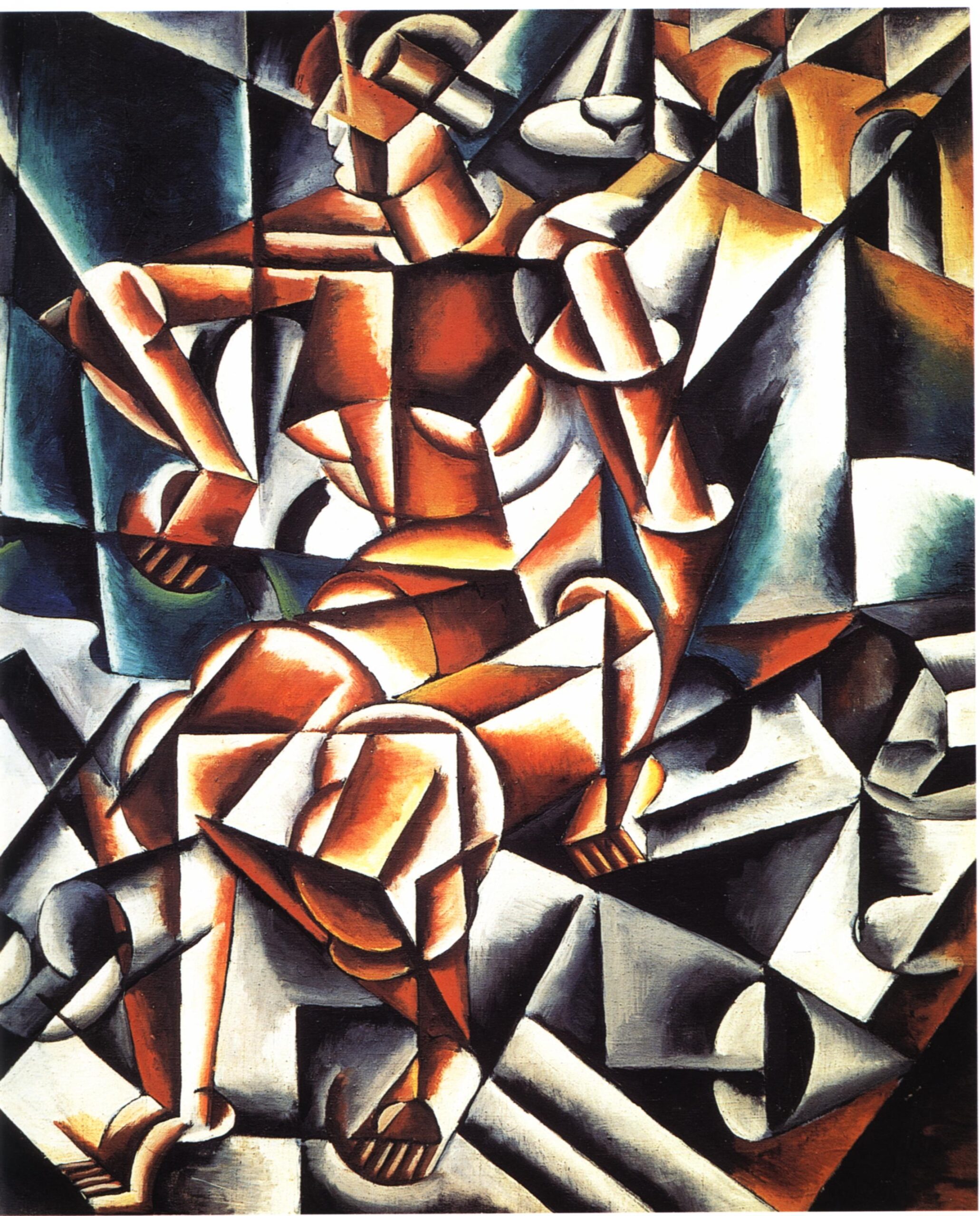 Air Man Space (1912) - Lyubov Popova Tablo