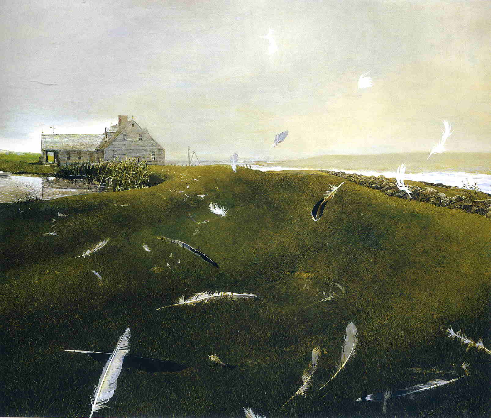 Airborne - Andrew Wyeth Tablo