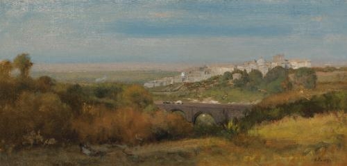 Albano, Italy (The Roman Campagna) (1874) - George Inness Tablo