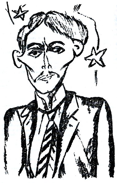 Alexei Kruchenykh (1912) - Mikhail Larionov Tablo