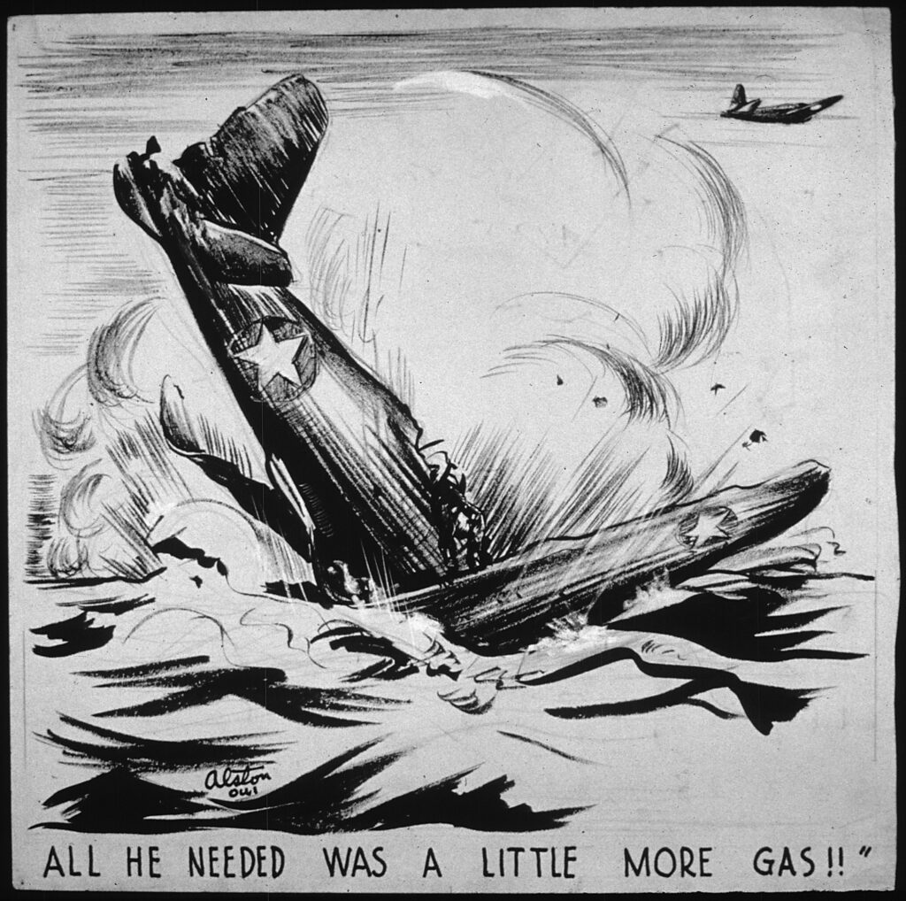 All He Needed was a Little More Gas!! (1943) - Charles Alston Tablo