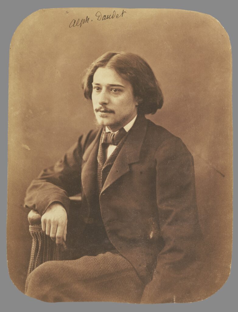Alphonse Daudet (1860) - Félix Nadar Tablo