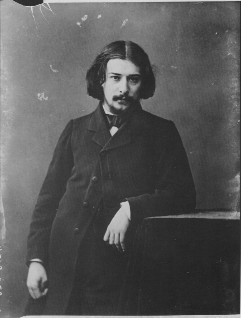 Alphonse Daudet (1866) - Félix Nadar Tablo