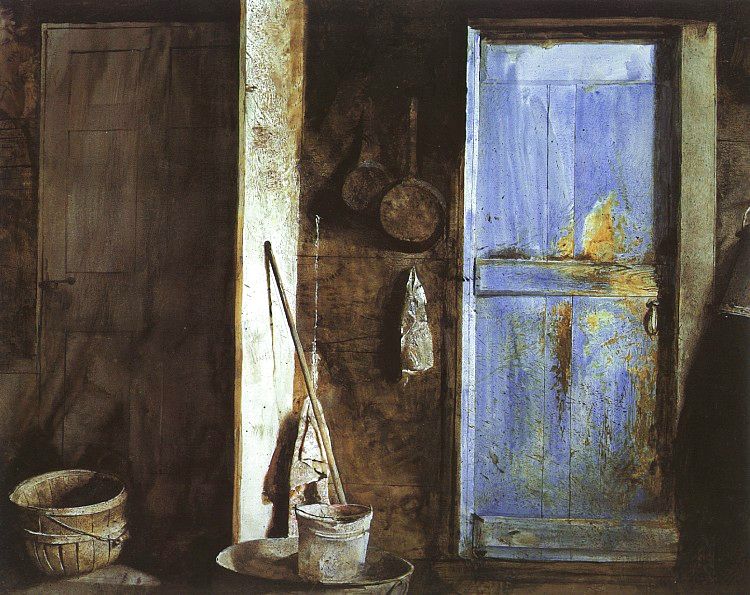 Alvaro & Christina - Andrew Wyeth Tablo