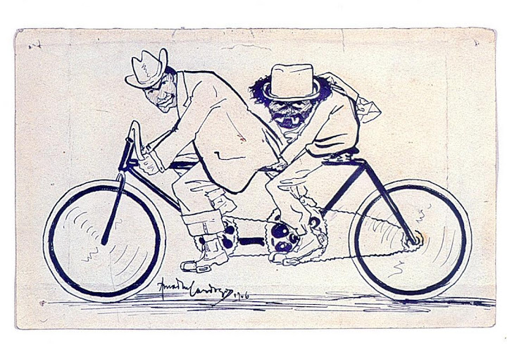 Amadeo and Manuel Laranjeiro (1906) - Amadeo de Souza-Cardoso Tablo