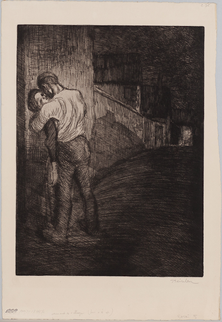 Amants de Village (1902) – Théophile Steinlen Tablo