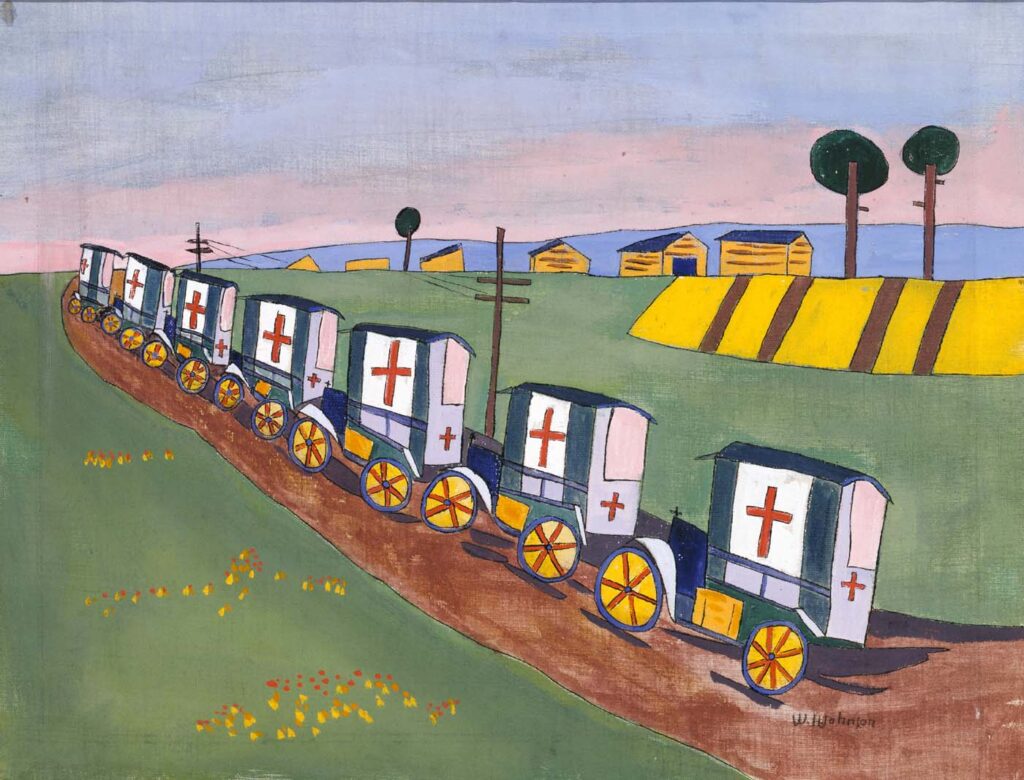 Ambulance on the Go (1942) - William H. Johnson Tablo