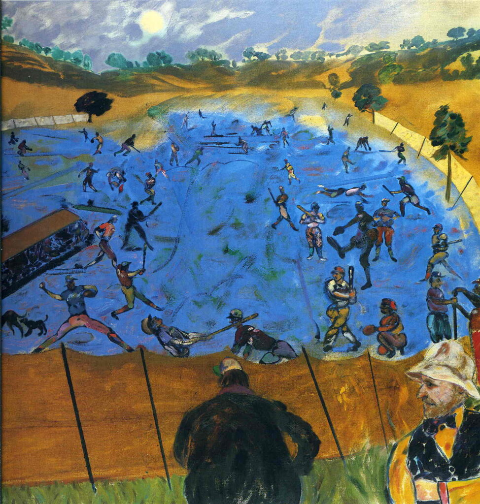America (Baseball) - R. B. Kitaj Tablo