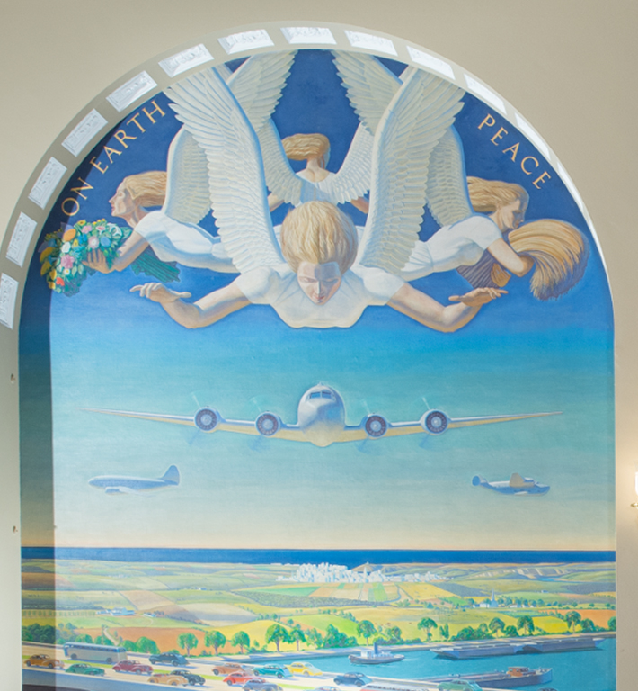 America at Peace (1944) - Rockwell Kent Tablo