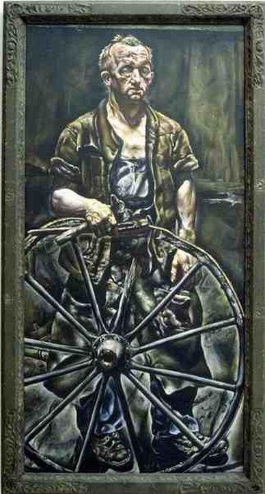 Among those left (1928) – Ivan Albright Tablo