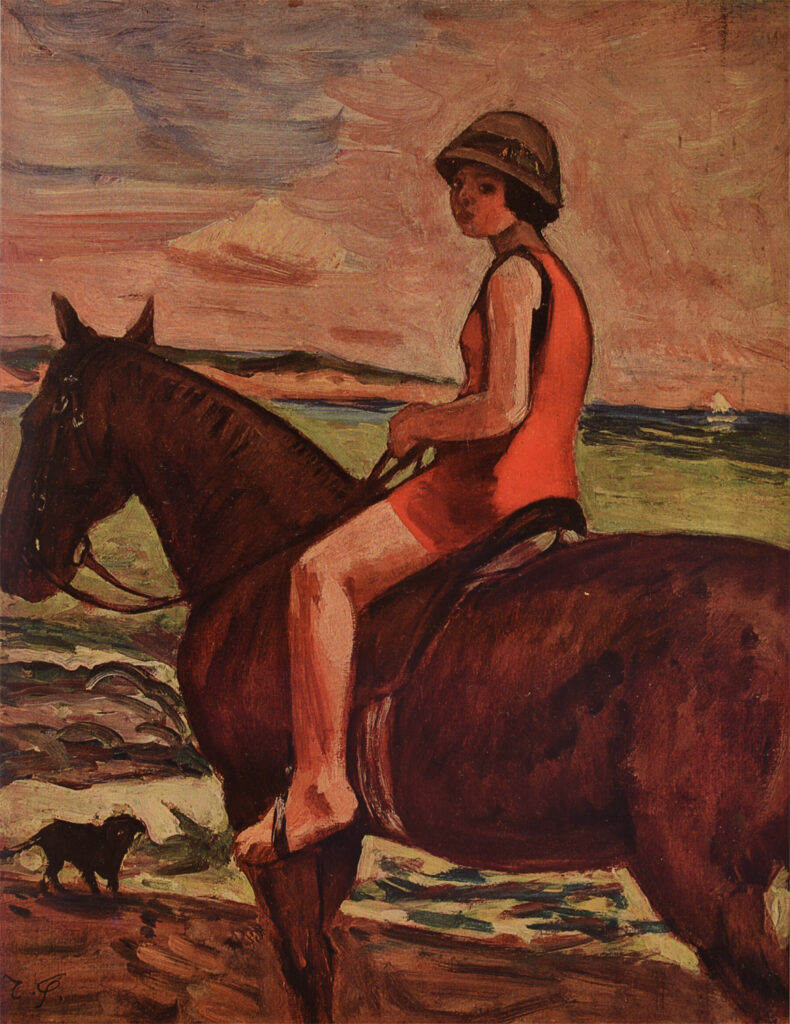 An Amazon (1924) - Fujishima Takeji Tablo