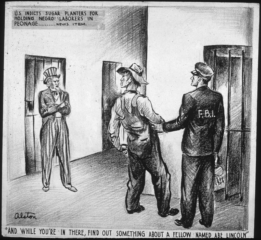 And While You're in There, Find out Something About a Fellow Named Abe Lincoln (1943) - Charles Alston Tablo