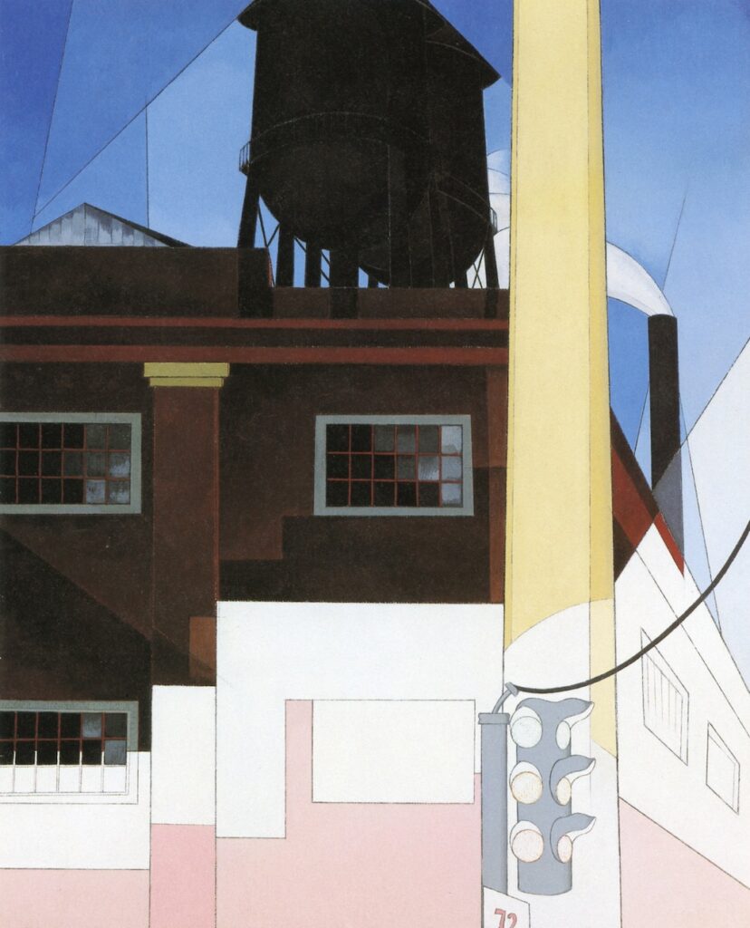 And the Home of the Brave (1931) - Charles Demuth Tablo