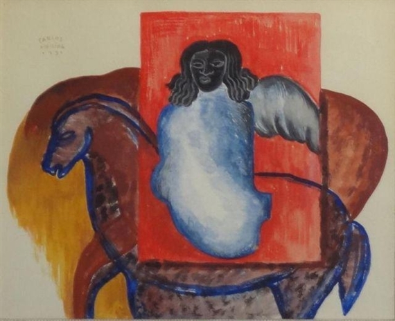 Angel on Horseback (1931) – Carlos Mérida Tablo